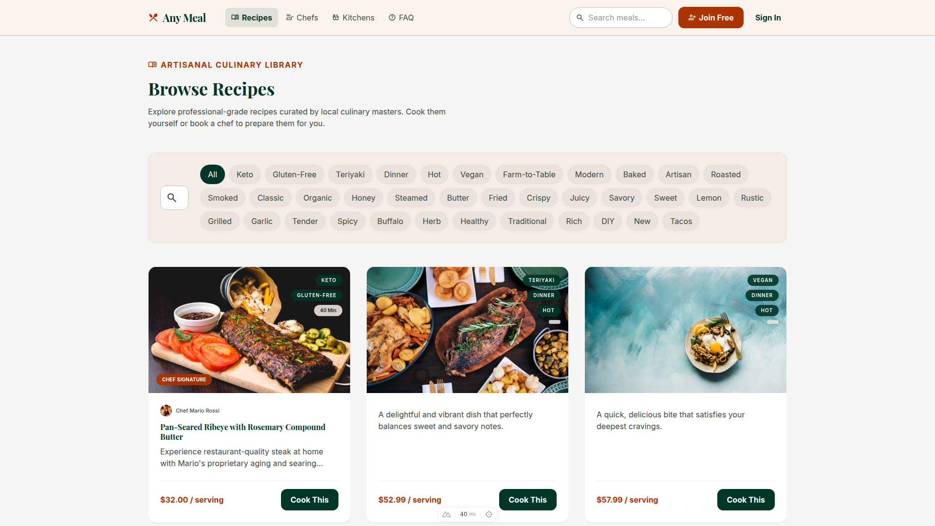 landing recipes full