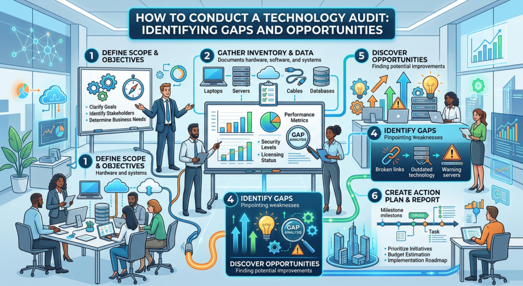 Featured image for How to Conduct a Technology Audit: Identifying Gaps and Opportunities